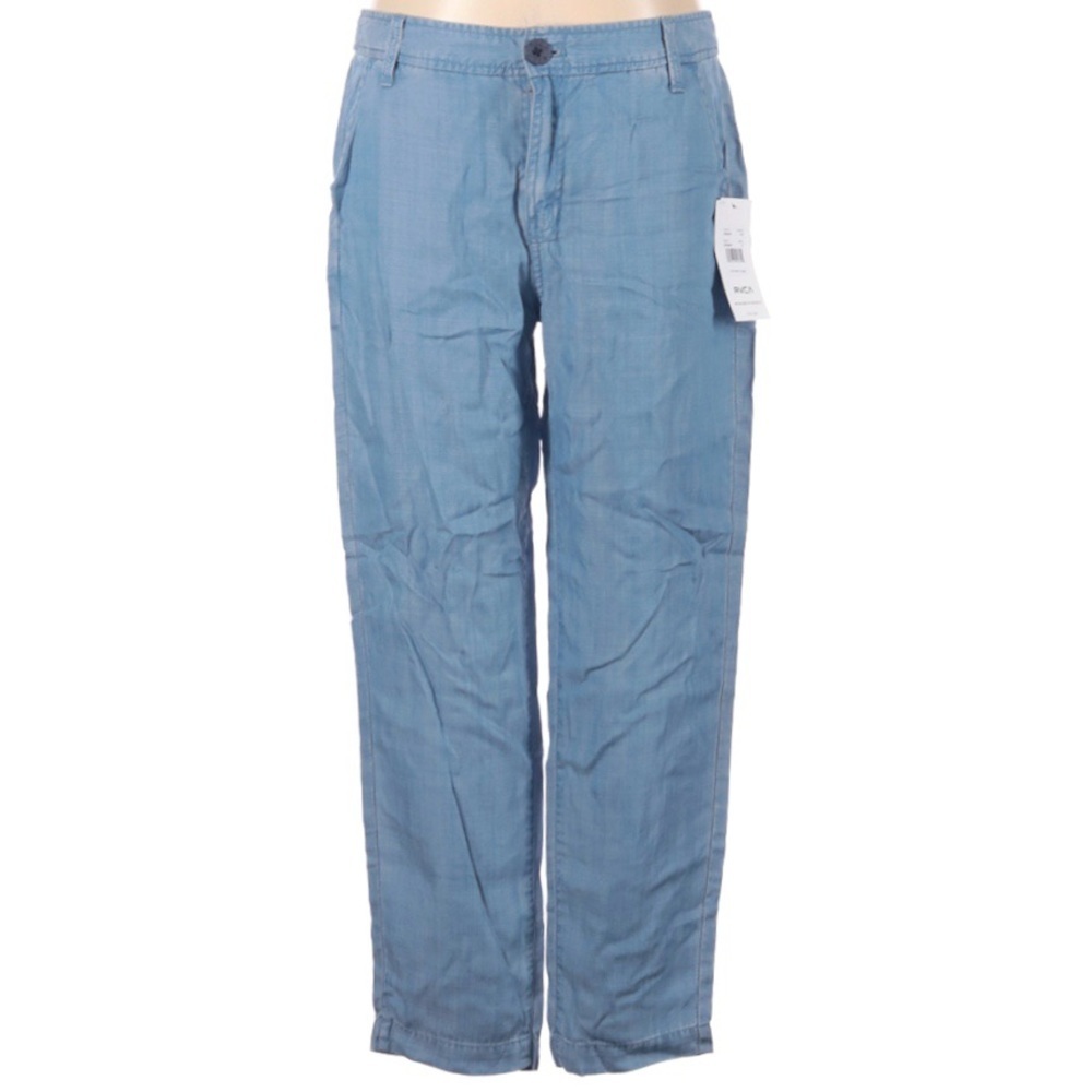 RVCA Lowlanded Cropped Pant Chambray Style WG302LOW Size‎ 27 NWT